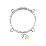Roluck Metall Halsband Halsreif Halsfessel Bondage Sex-toys Sexspielzeug SM Erotische Halsfessel...