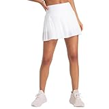 Einfarbiger Po-Lifting-Skort für Damen mit hoher Taille Taschen. Durchsichtiger, plissierter...