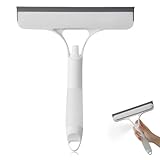 Duschkabinenabzieher, Dusch Abzieher Wischer, Duschwischer Weiß, Fensterabzieher Silikon, Flitsche...