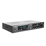 Audio Leistungsverstärker, 600W Stereo Receiver mit Fernsteuerung, 5-Kanal HiFi-Vollverstärker,...