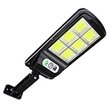 HOLIDYOYO Solar Balkonlampe mit Bewegungsmelder Cob LED Solarleuchte für Garten und Terrasse...