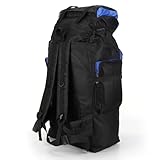 Kexpery 80 l Rucksack Bergsteigen Kapazität Kletterrucksack Verstellbarer Gurt Kletterzubehör,...