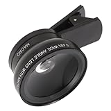 BUGUUYO Weitwinkel makro Clip für Handy Leichtes Kratzfestes Acryl Glasmaterial Kompatibel mit...