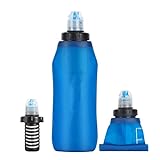 Shichangda Gefilterte Wasserflasche, Wasserfilterflasche, Camping Wasserfilter Sport Wasserflasche...