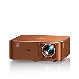 Beamer,【Autofokus/Trapezkorrektur】 1080P Full HD Heimkino Beamer 4K Video Unterstützt, YABER...