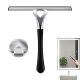 Glasabzieher für die Dusche – Fensterreinigungswerkzeug aus Edelstahl, Badezimmerwischer |...