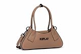 Replay Damen Handtasche aus Kunstleder, Beige (Dirty Pale Beige 074), Onesize