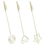 Ouligay 3 Stk Fotohalter mit Klammern Fotoständer Fotoaufsteller Tischkartenhalter Fotohalter...