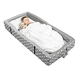 Milliard Reisbett mit Matratze und Rausfallschutz, Kinderbett für Baby und Kinder - Kompakt,...