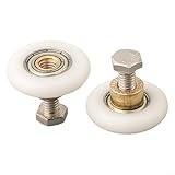 Ersatzrollen für Duschtüren, 2er-Set mit Schrauben für Glasduschtüren, 19 mm, 23 mm, 25 mm, 27...
