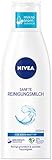 NIVEA Sanfte Reinigungsmilch für jeden Hauttyp (200 ml), Make-Up Entferner reinigt gründlich,...
