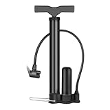 Hogvinnatil Tragbare Fahrradpumpe – Luftpumpe für Sportbälle – 3 Inflationsnadeln im...