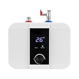 MINRS 6L Elektronischer Durchlauferhitzer 1500W Mini Warmwasserbereiter mit Ablesbarer...