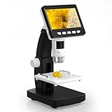 CIMELR Mikroskop, 4,3-Zoll-Digital Mikroskop, 50X-1000X Auflösung, USB Mikroskop mit 8...