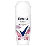 Rexona Nonstop Protection Deo Roll-On Bright Bouquet Antitranspirant mit 72 Stunden Schutz vor...