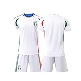 Italien Trikot em 2024 for Kinder Fussball Trikot Kinder Set und Erwachsene Fussballtrikot...