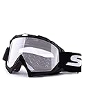 SGTTX Motorradbrille, ATV Dirt Bike Off Road Racing MX-Fahrbrille Anti-UV-Schutzbrille Winddichte...
