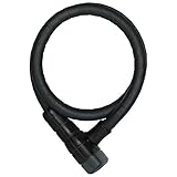 ABUS Kabelschloss Microflex 6615K/85 SCLL - Fahrradschloss-Set mit Halterung SCLL für den...