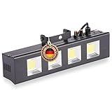 ETEC Professional LED Stroboskop PRO 4x50 Watt COB Blitzer Strobe DJ Effekt Party Disco Club Event...