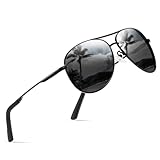 wearPro Sonnenbrille-Herren-Damen-Polarisiert Premium Metallrahmen Sonnenbrillen Unisex mit UV400...