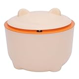 Katzenabfälle Mülleimer Katzenstreu Mülleimer mit Pressentyp Deckel Geschlossene Design Kompakten...