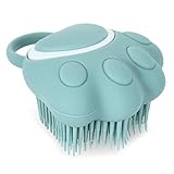 TIESOME Hund Katze Bad Bürste Kamm, Silikon Puppy Grooming Brush Soft Pet Reinigung Massage Bürste...