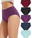 Bobelle Wear Unterhosen Damen,Hohe Taille Slips Baumwolle Unterwäsche, Stretch Atmungsaktiv Panties...