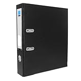 ZRHWSPD Kontoauszugsordner A4 Size Plastic Lever Arch File Folders with Clip and Finger Grip Hole...