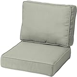 Outdoor Stuhlkissen Set, Tiefe Sitzkissen für Terrassenmöbel, Wetterbeständige...