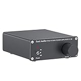Fosi Audio V1.0B Stereo Verstärker Lautsprecher 50 W x 2, 2 Kanal Audioverstärker Mini-HiFi-Klasse...