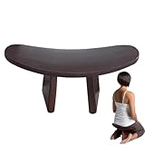 Meditationshocker, Ergonomische Holz Knien Gebetsbank, Tragbarer Yogahocker, Vielseitiger...