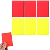 DOKRIN Scorebooks für Schiedsrichter & Trainer Sechs Fußballschiedsrichterkarten, inklusive gelber...