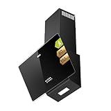 CIARRA CBCB6750 Dunstabzugshaube 60cm Umluft Kopffreie Schräghaube 350m³/h Abluft 3 Stufen...