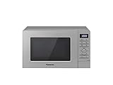 Panasonic NN-J19KSMEPG Mikrowelle und Grill mit Drehteller, 20 Liter, Edelstahl, 800 W, Grill 1000...