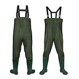 Einfeben Wathose 70 Denier Nylon Fisch Teich Anglerhose Wasserdicht Fischer Teichhose Gummi mit...