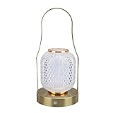 Haofy Schnurlose LED -Tischlampe Wiederaufladbare Laternenschritt -Dimm Nachtlampe Laterne für Home...