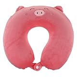 VILLCASE U förmiges Reisekissen mit Weichem Plüschbezug Ergonomische Nackenstütze für Flugreisen...