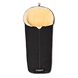 Hofbrucker Lammfell-Fußsack Iglu Kinderwagen, Buggy, Schlitten / Winterfußsack atmungsaktiv /...