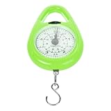 AKOOSY Reisewaage Gepäckwaage Mechanisch Tragbare Kleiner Hängewaage aus Stahl mit Haken für...