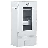 Home Products-BBQ Räucherofen mit 1 kg Holzspänen, 44,5 x 29 x 83 cm