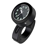 PNGOS Motorrad Fahrrad Uhr Universal wasserdichte Lenkerhalterung Uhr 7/8in -1in Glow Uhr...