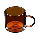 Lizhuzhuzs28 Wassergläser Bunte doppelwandige Glasbecher, Teetassen und Kaffeebecher aus...