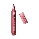 KIKO Milano Long Lasting Colour Lip Marker 104 | Lippenstift No-Transfer, Natürlicher Tattoo-Effekt...