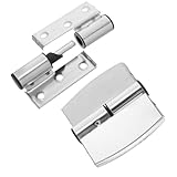 SHERCHPRY Edelstahl Türscharniere 2 Stück für Trennwände Verdeckte Korrosionsbeständige...