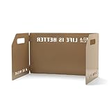 Outdoor-Herd-Windschutzscheibe, 3 Platten, Camping-Grill-Panel, Gasherd-Bildschirm mit Tragetasche...