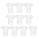 Aladeno 10 Stück/Set atmungsaktive Kunststoff-Hydrokultur-Korbbecher,...
