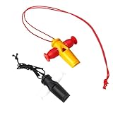 JDCMEI 2 Stück Samba Pfeife für Musikinstrumente, Samba Whistle Sambapfeife Samba-Pfeife aus...