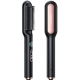 Wavytalk Glättbürste, Ionische Glätteisen und Bürste 2 in 1, Verbrühungsschutz Keramik...