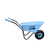 Kinderschubkarre Uni 3,6 kg 40 kg Traglast Stahl Kunststoff grün Vollgummirad Schiebkarre...