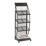 WxuuLTGJR Bücherregal Kreatives Bücherregal Eisen-Bücherregal Freistehende...